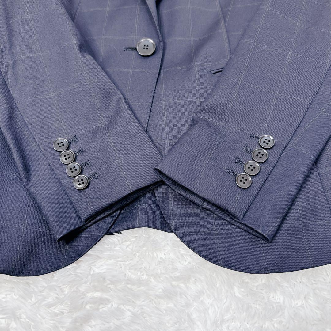 美品】スーツカンパニー REDA グレンチェック ウール パンツスーツ L