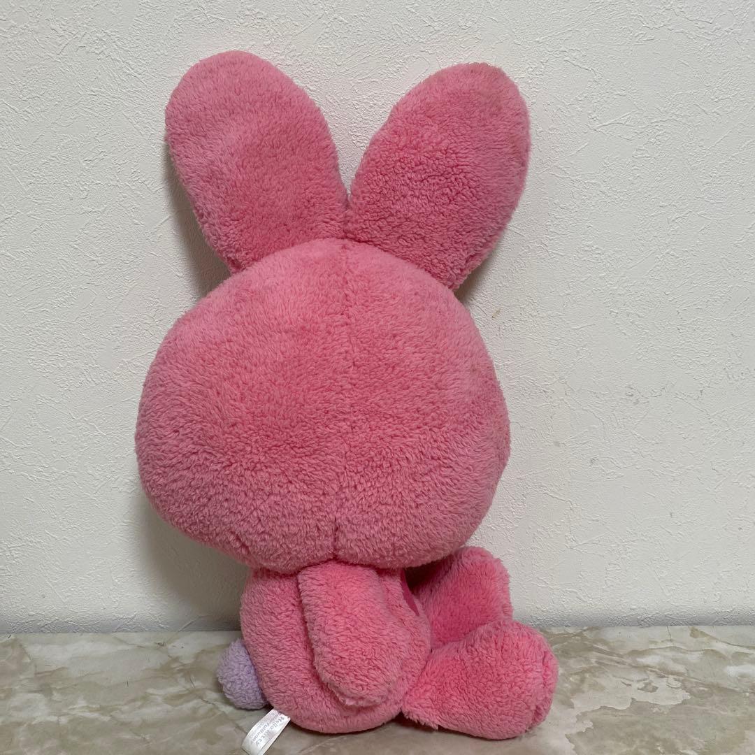 平成レトロ ハローキティ カラフルバニー ぬいぐるみ ピンク 2010 m2