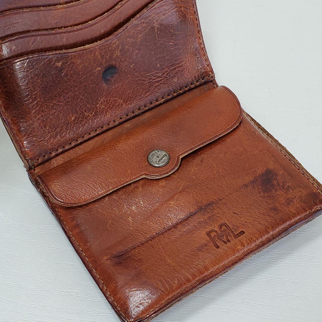 RRL ダブルアールエル(ラルフローレン)コンチョ レザーウォレット二