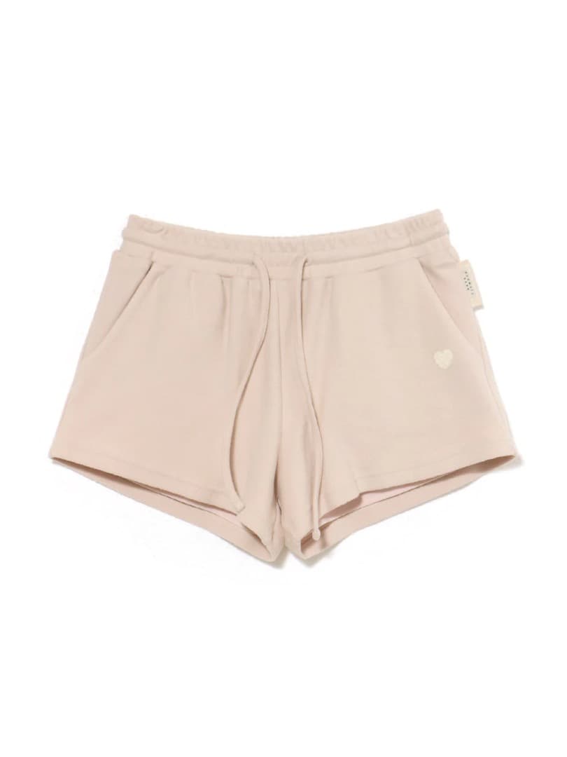 andmary Milky pile heart short pants