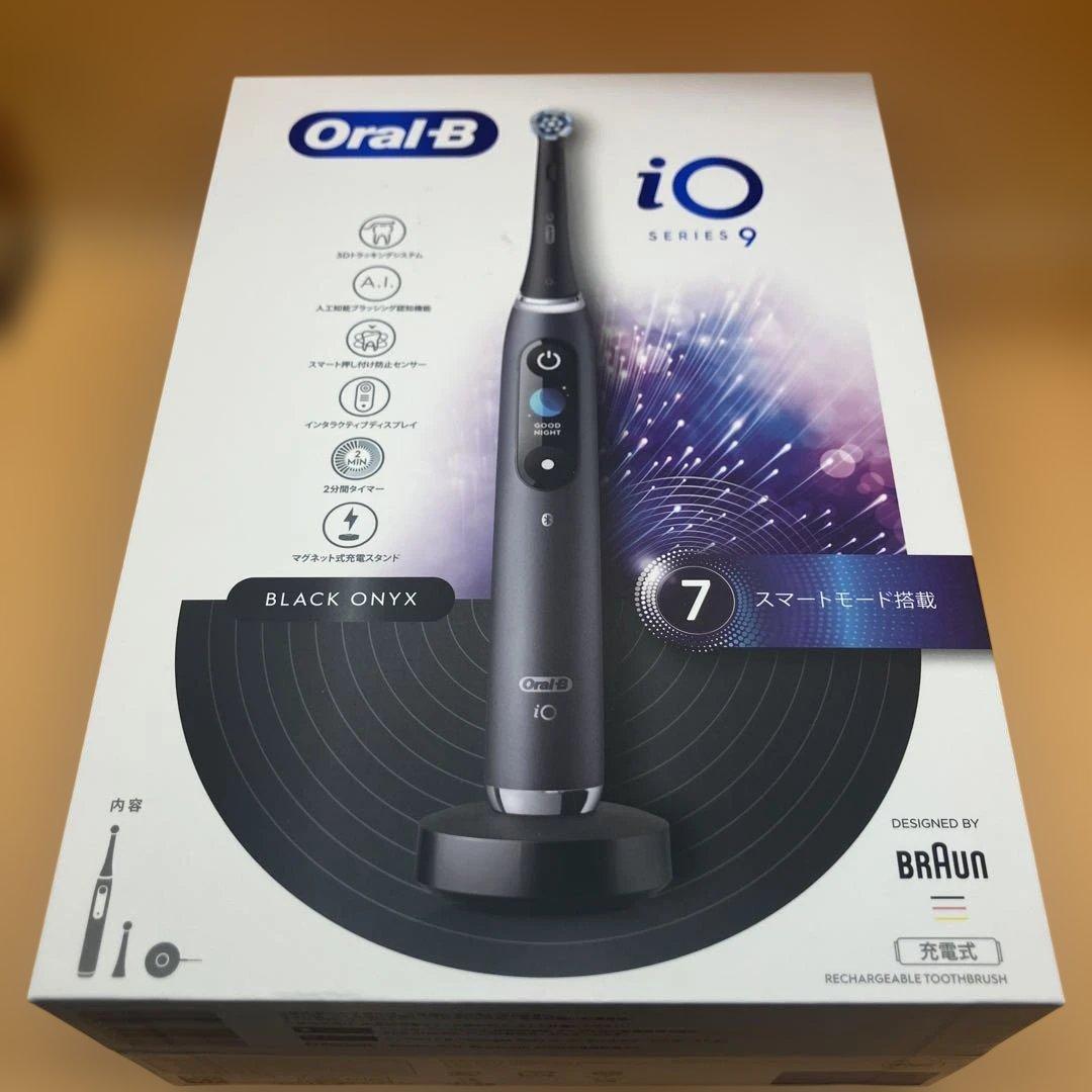 Oral-B iOシリーズ9 電動歯ブラシ 本体 ブラックオニキス iO9ブラックオニキス 電動歯ブラシ IOM92J22ACBK-W [オーラルB /回転式