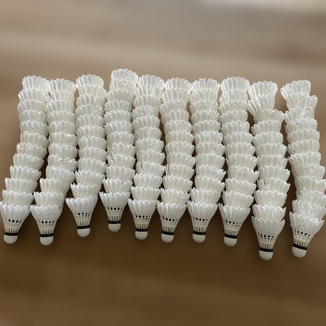 中古バドミントンシャトル120球ニューオフィシャル - メルカリ