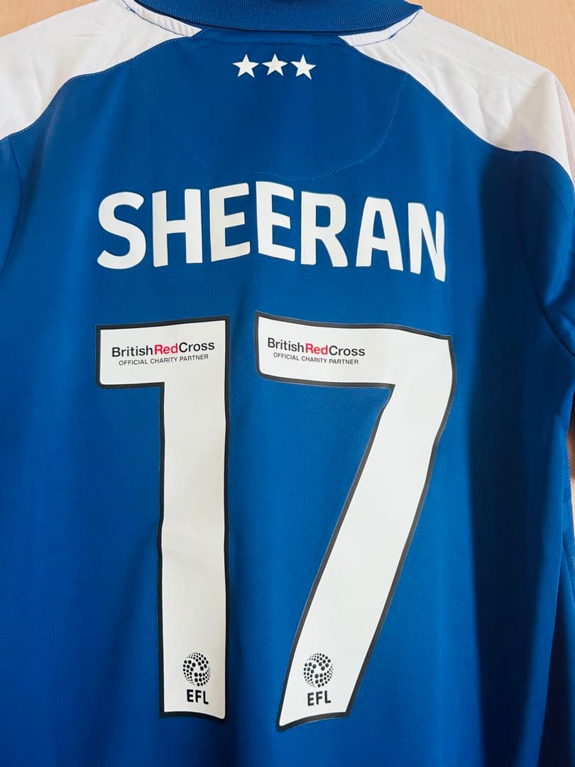 【新品・未使用】Ed Sheeran イプスウィッチ・タウンFC ユニフォーム