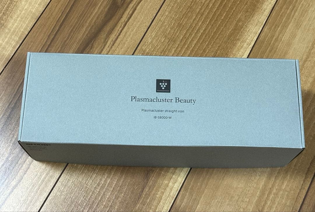 シャープ　ヘアアイロン《プラズマクラスターストレートアイロン》ホワイト系★新品★