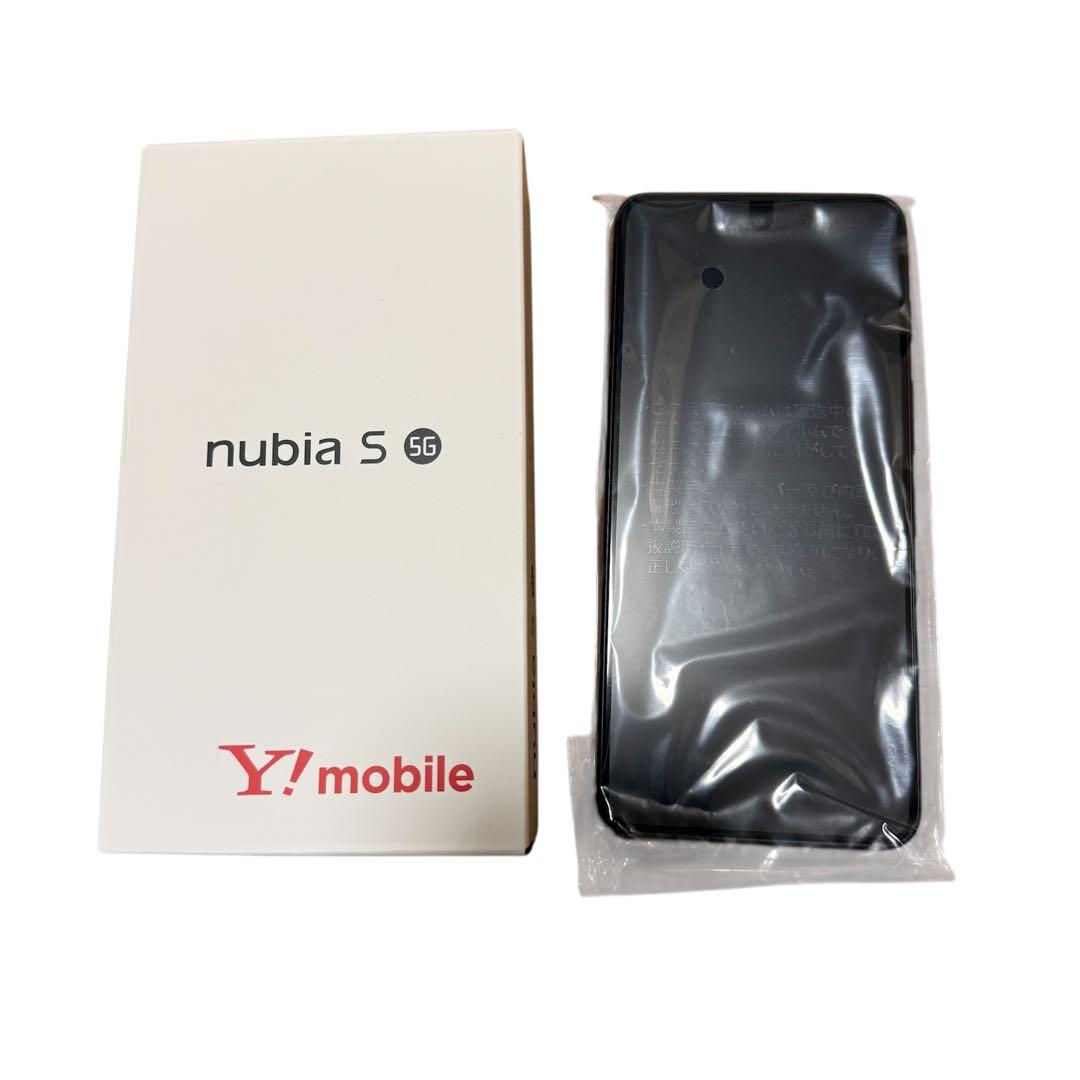 nubia S 5G A403ZTブラック Y!mobile expgst_4549046148599
