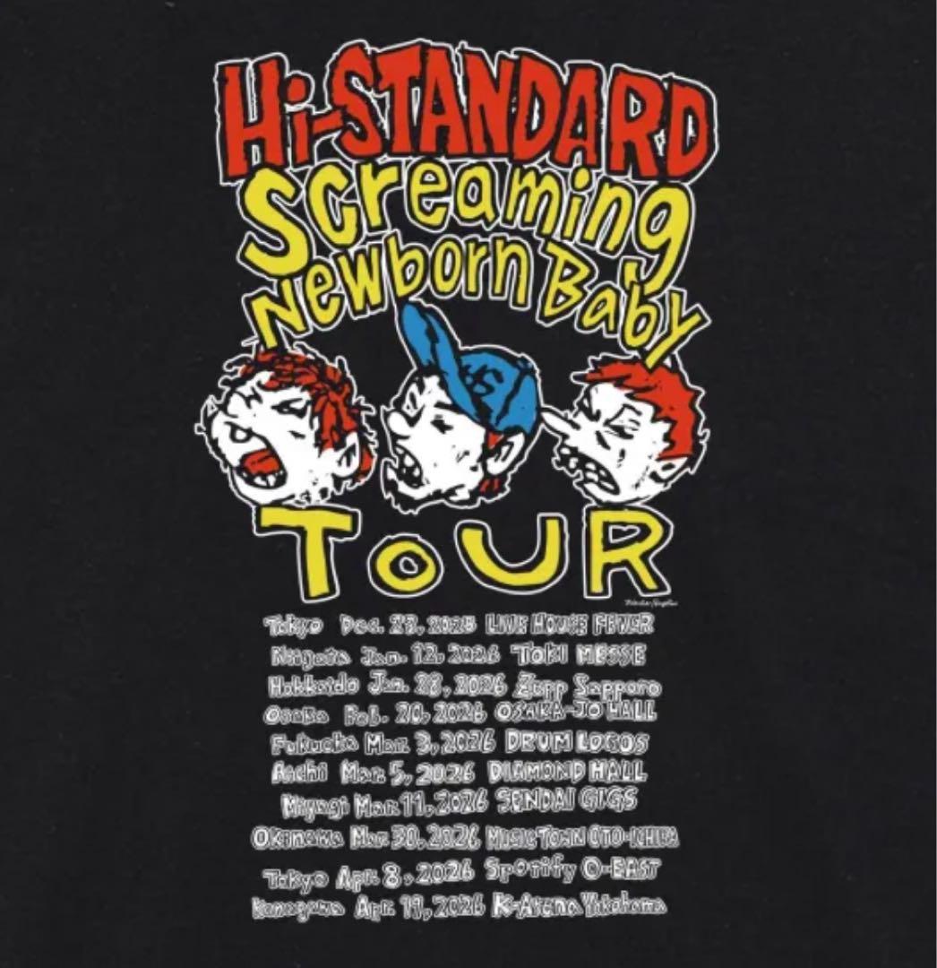 【新品未使用・未開封】Hi-STANDARD Tシャツ ブラック M