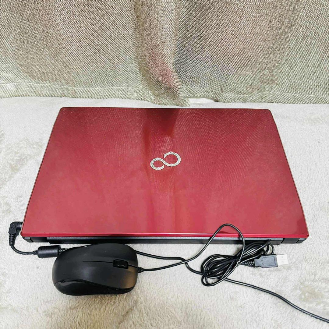 S225 富士通ノートパソコンWEBカメラSSD高速Windows11オフィス付