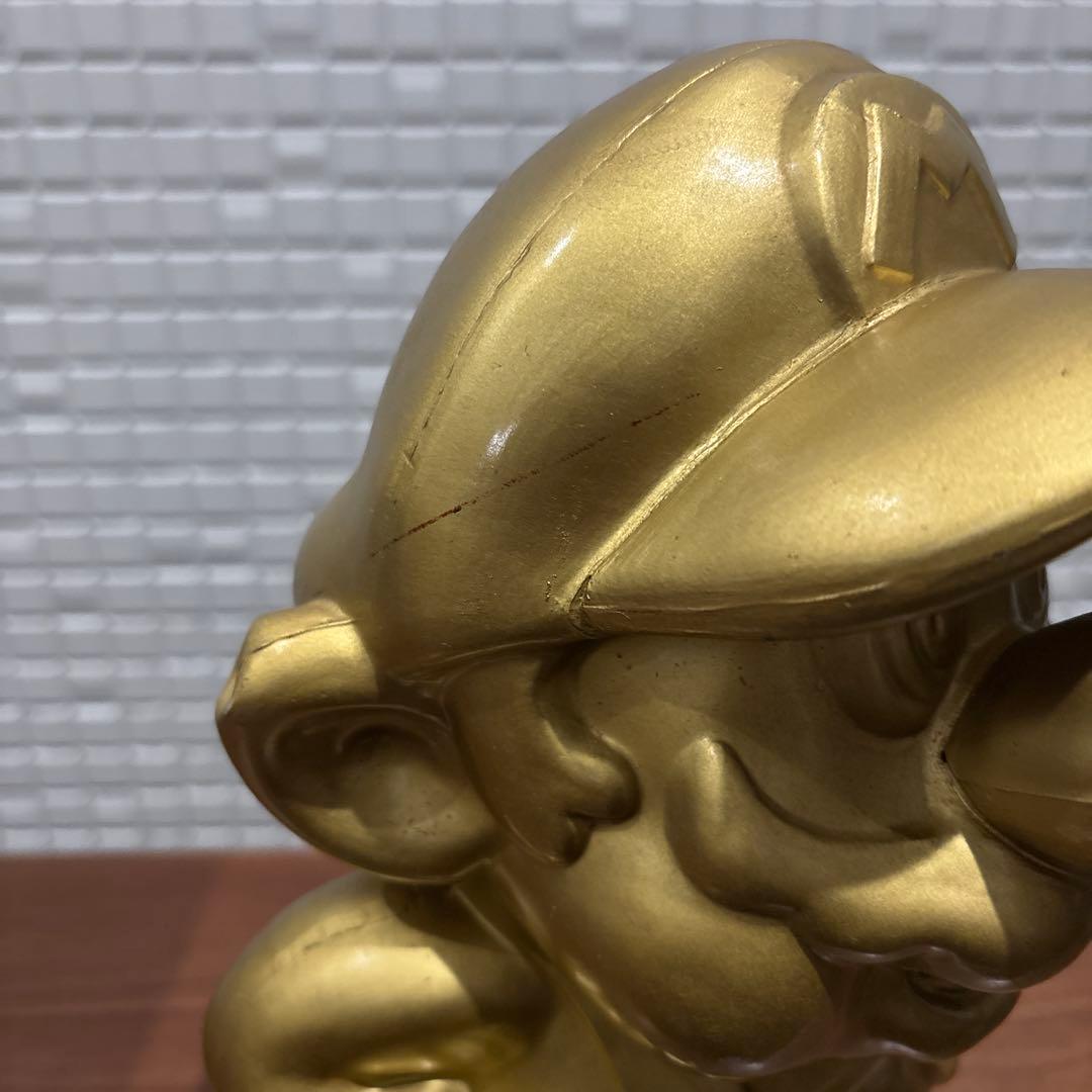 非売品 希少 任天堂 エンターテイメント 特約店用 ゴールド スーパーマリオ 像