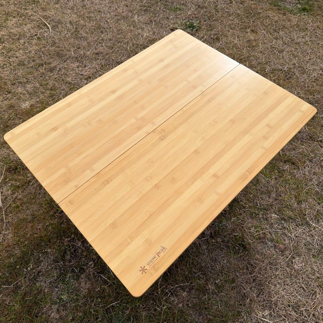 snow peak アジャスタブルF.ローテーブル竹【廃盤品】 - メルカリ