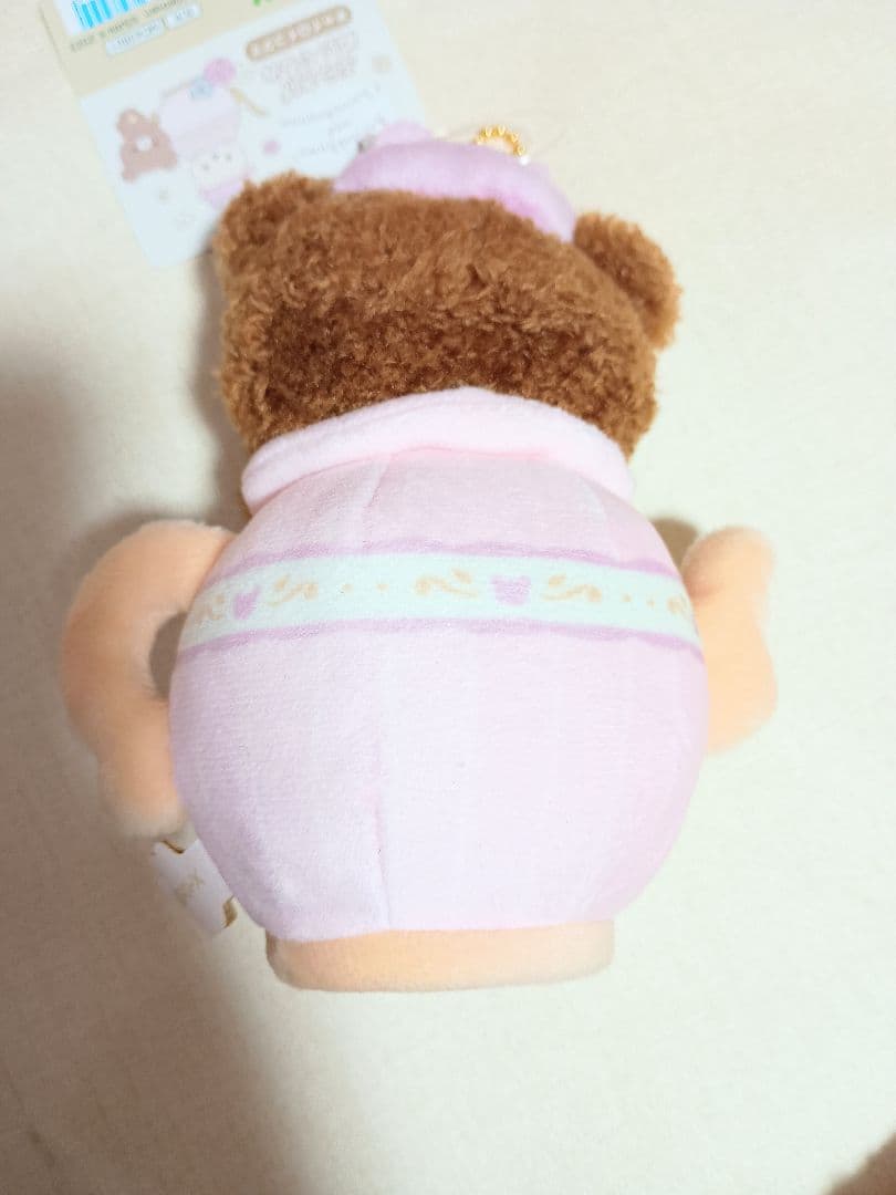 フラワーティータイム ぶらさげ ぬいぐるみ チャイロイコグマ　レア