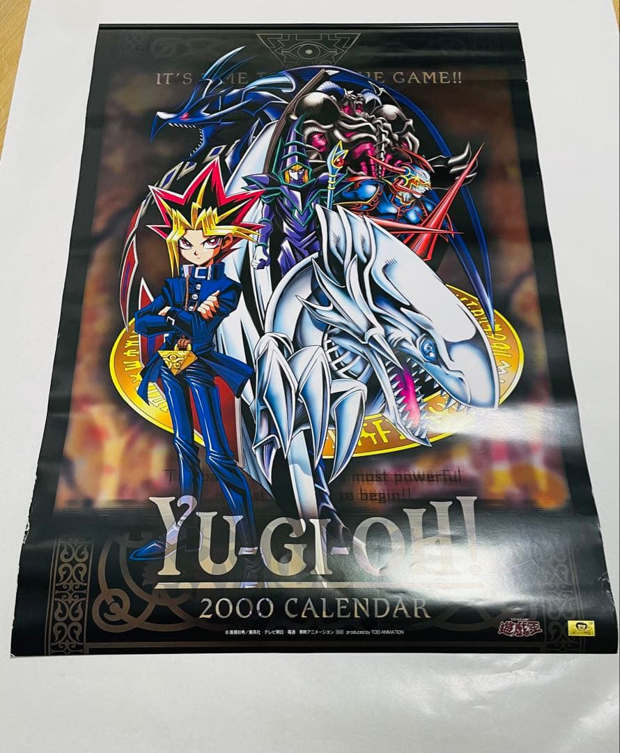 【美品超レア】遊戯王 2000年カレンダー 東映版 ブルーアイズ 希少 絶版 美品超レア】遊戯王 2000年カレンダー 東映版 ブルーアイズ 希少 絶版