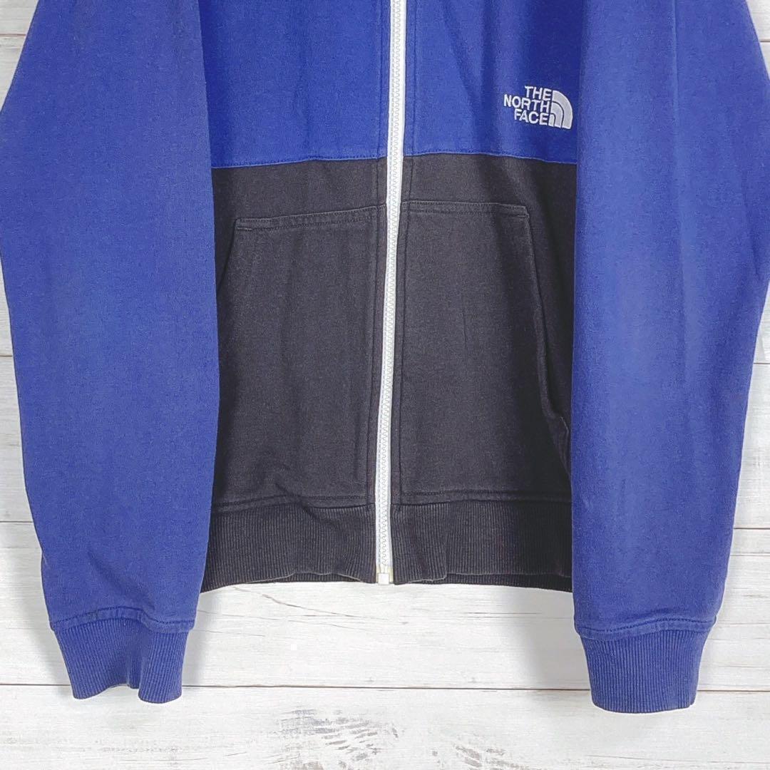 《美品》ザノースフェイス☆M☆両面ロゴ刺繍☆フルジップ☆マルチ☆レアカラー M