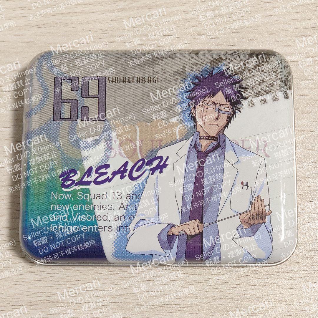 1*6様 BLEACH 修兵先生のチョークキャンディ 空き缶＆おまけシール 檜佐