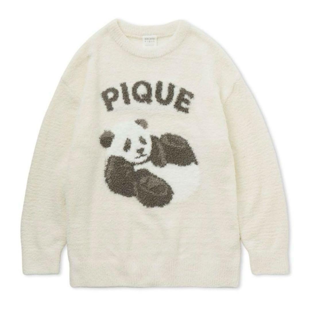 ジェラピケ パンダジャガードプルオーバー＆さがらロングパンツ