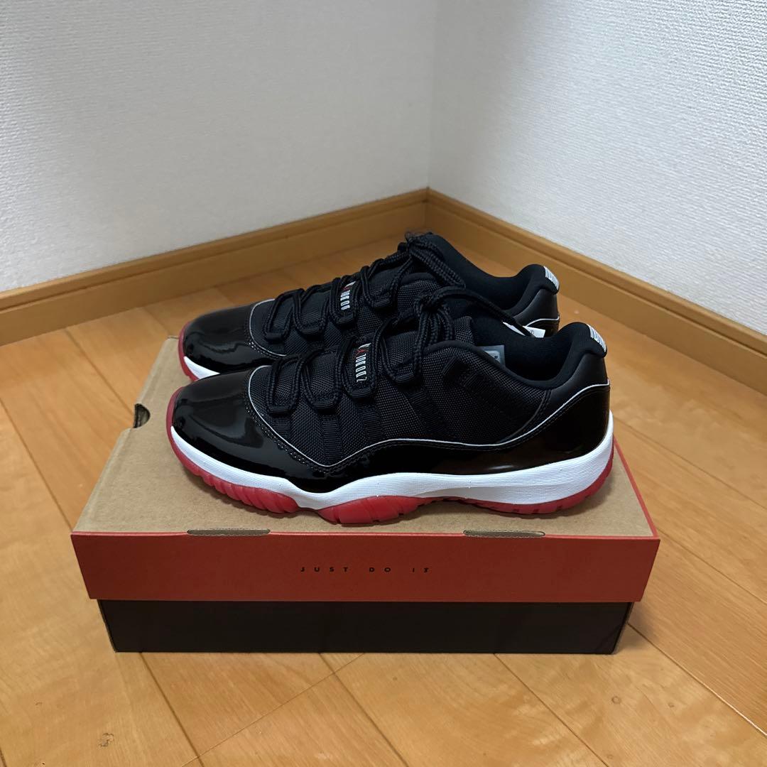 靴 Nike Air Jordan 11 Retro Low \"Bred\" 2025