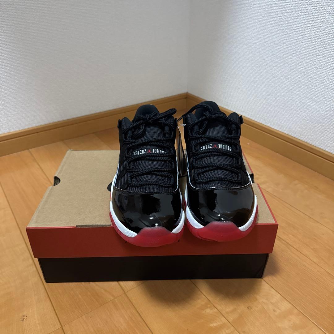 靴 Nike Air Jordan 11 Retro Low \"Bred\" 2025