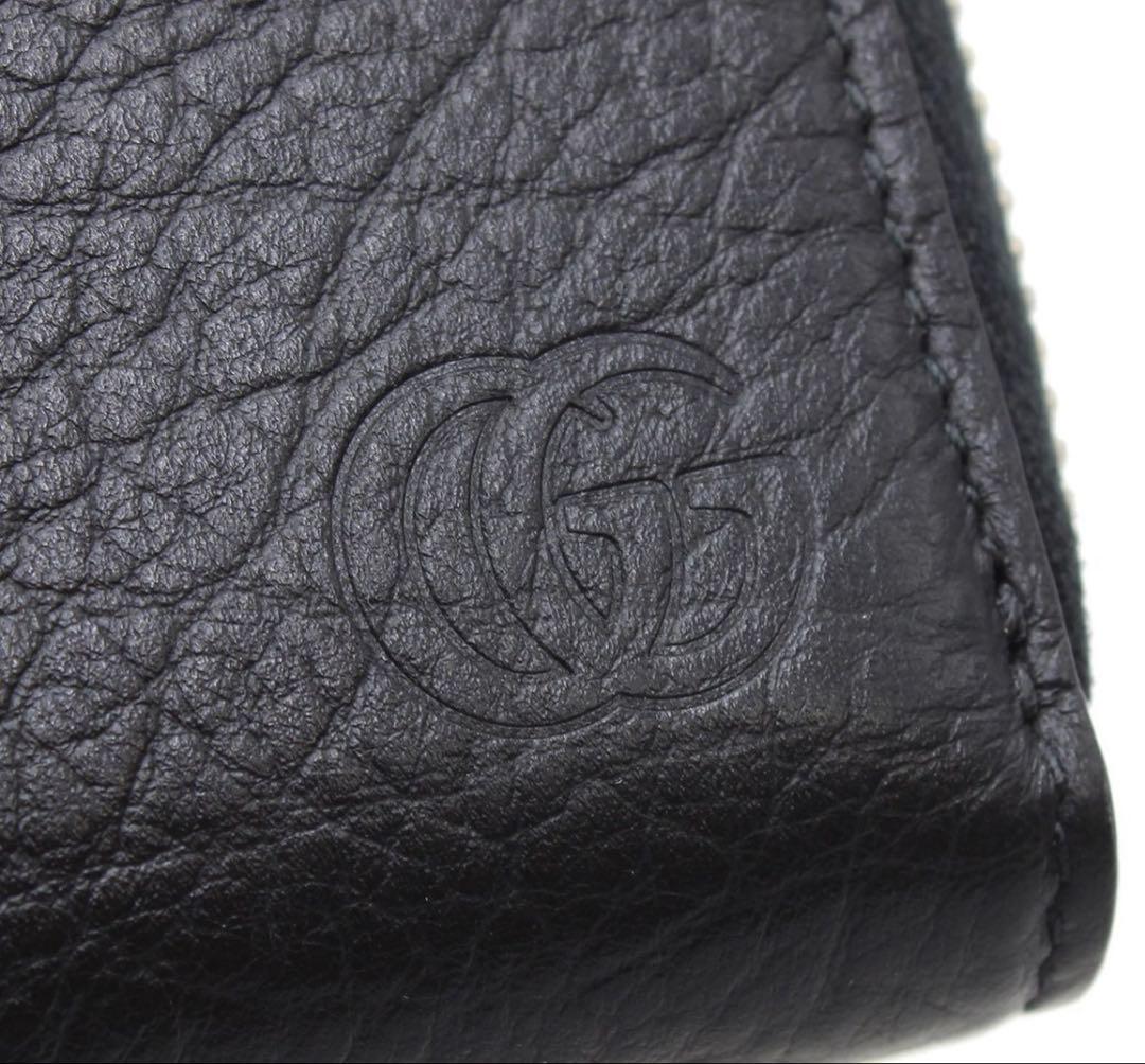 R2609 未使用 グッチ レザー ダブルG ジップアラウンド 長財布 - メルカリ