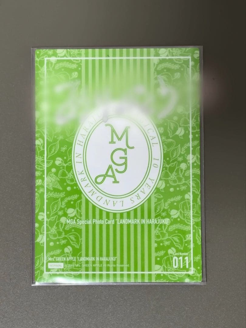 Mrs. GREEN APPLE 大森元貴サイン入りフォトカード