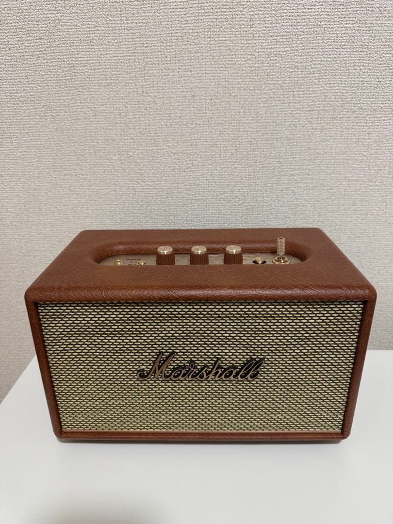 【国内正規品】 Marshall Acton iiiブラウ Marshall（マーシャル） ワイヤレススピーカー ACTON3BLUETOOTH-BROWN