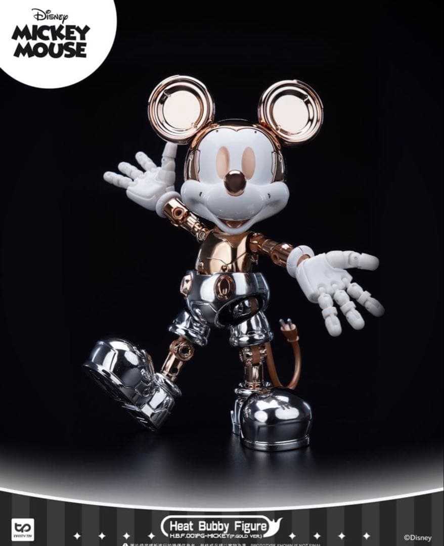 HeatBoys HB0096 ミッキーマウス　合金可動フィギュア 金　限定品