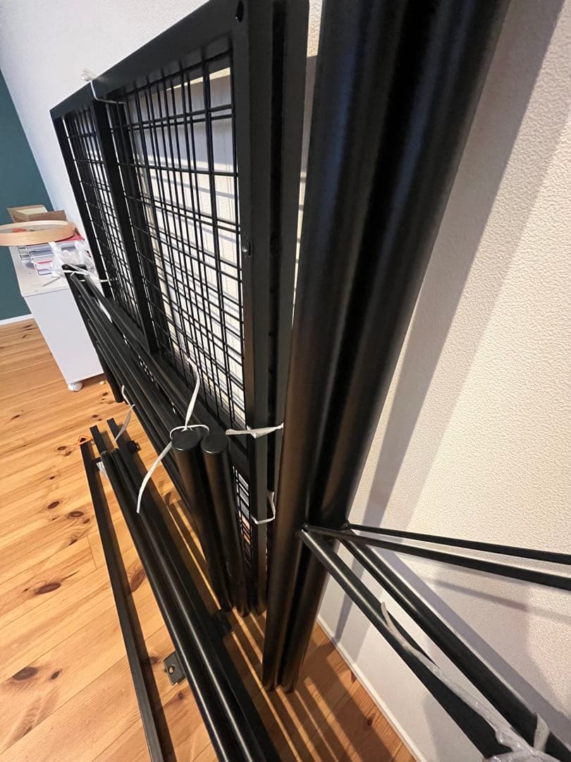 香川県引き取り限定！！！）ブラック ロフトベッド ニトリ