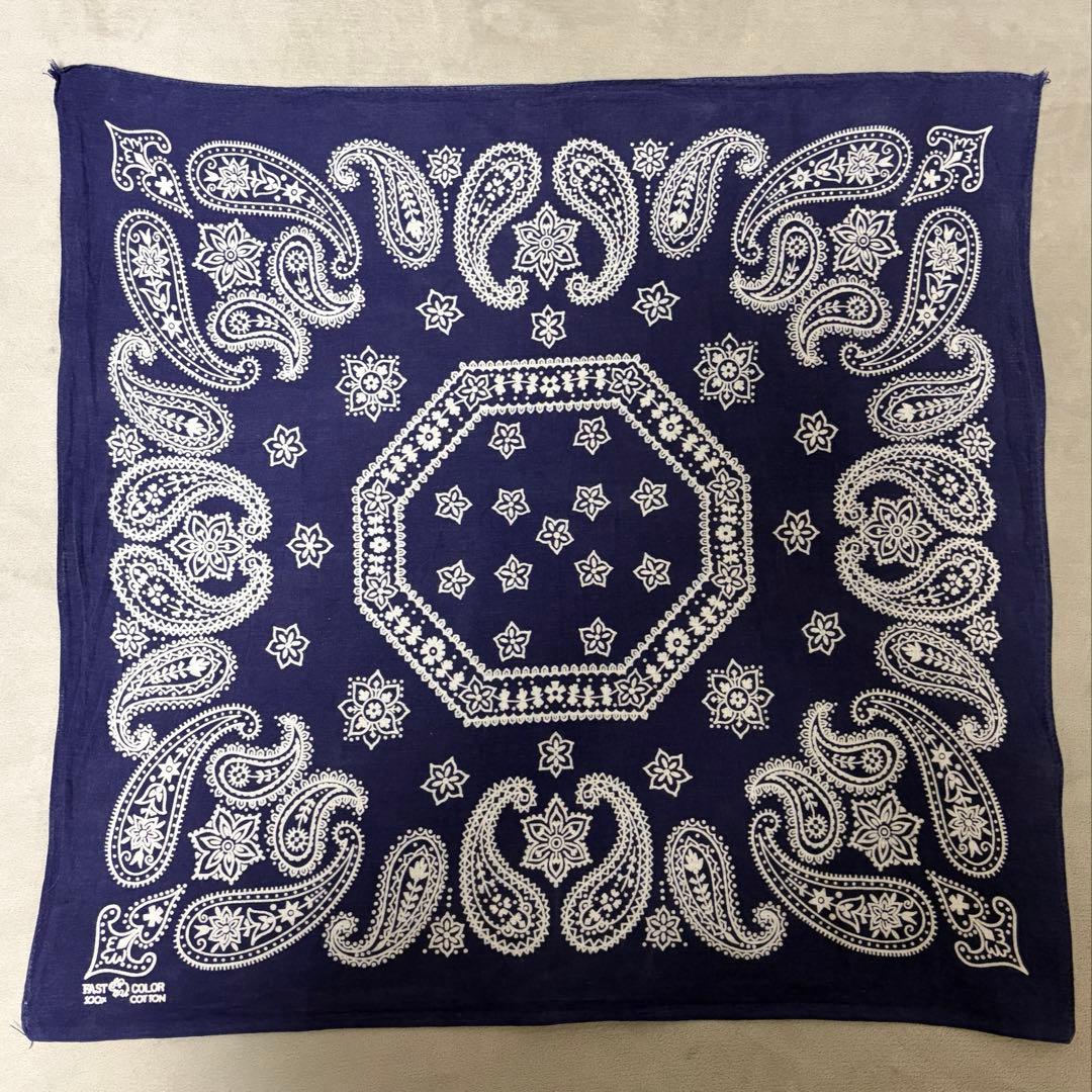 60s ヴィンテージバンダナ【番号:EL27】エレファント - メルカリ