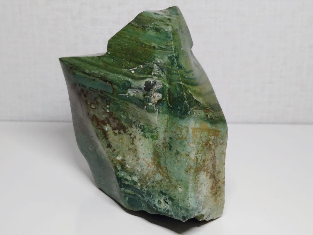 出雲石 1.1kg 碧玉 ジャスパー 瑪瑙 メノウ 鑑賞石 自然石 原石 鉱石