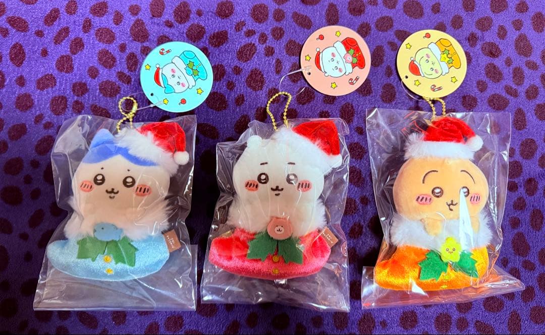 新品 ちいかわ ハチワレ うさぎ クリスマスマスコット 9点セット