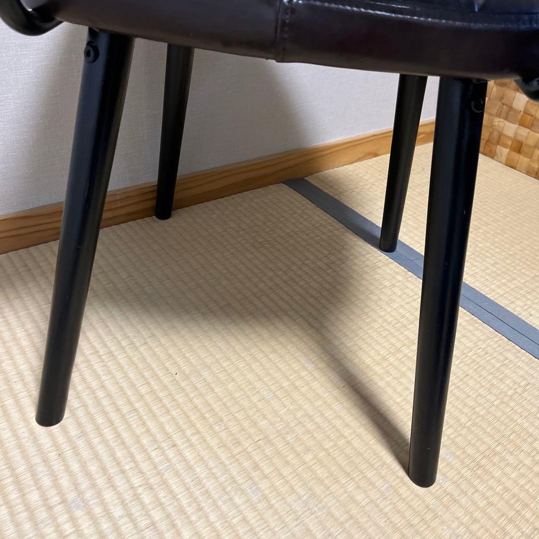 ニトリ/ゲーリッグ2（BR）椅子 デスクチェア Nシールド イス レトロ