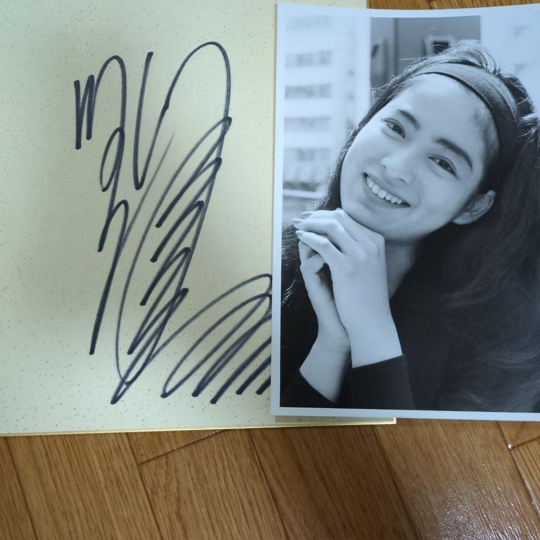 【35年前】川越美和直筆サイン＆ポートレート 川越美和 / Looking at You | soul respect records