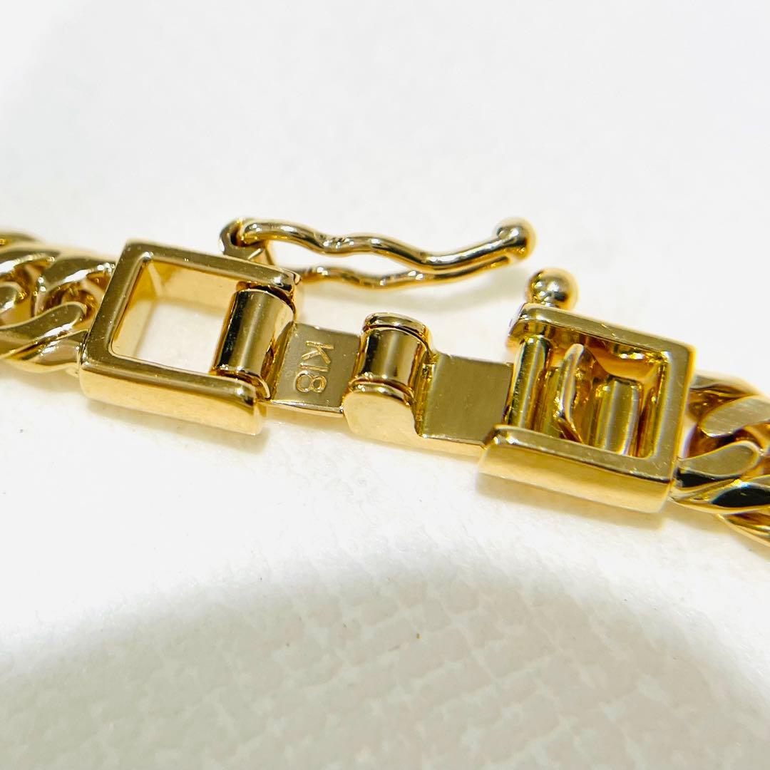 新品 18金 喜平ブレスレット 11.74g 18cm 6面ダブルK18 キヘイ