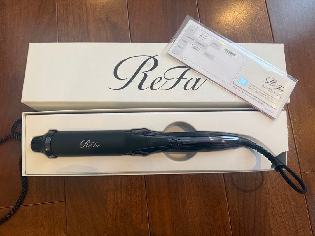 ReFa カールヘアアイロン 38mm ブラック ReFa CURL IRON PRO カールヘアアイロン ブラック38mm-お洒落 オール