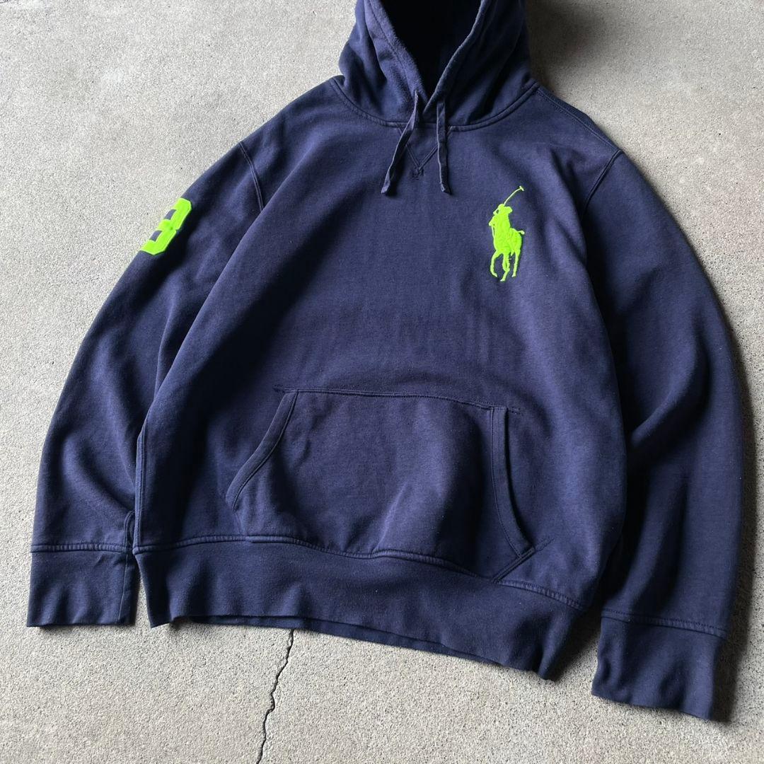 Polo RalphLauren ビッグポニー パーカー 短丈 y2k cboy - メルカリ