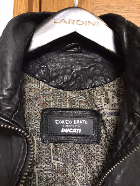 GIORGIO BRATO DUCATI 本革 レザージャケット 希少 - メルカリ