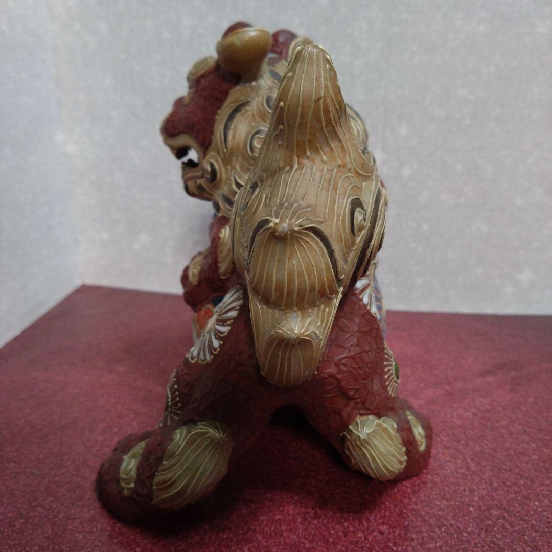 九谷焼 玉乗り獅子 置物 - メルカリ