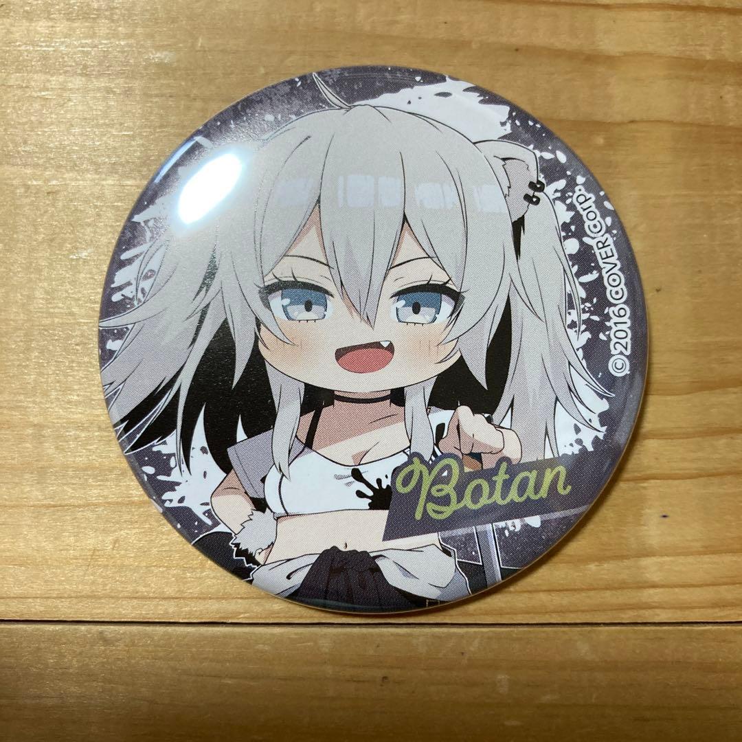ホロライブ トレーディング缶バッジ イオン 獅白ぼたん ① - メルカリ