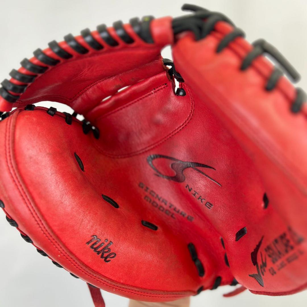 希少レア物» NIKE ナイキ 城島健司モデル 軟式キャッチャーミット