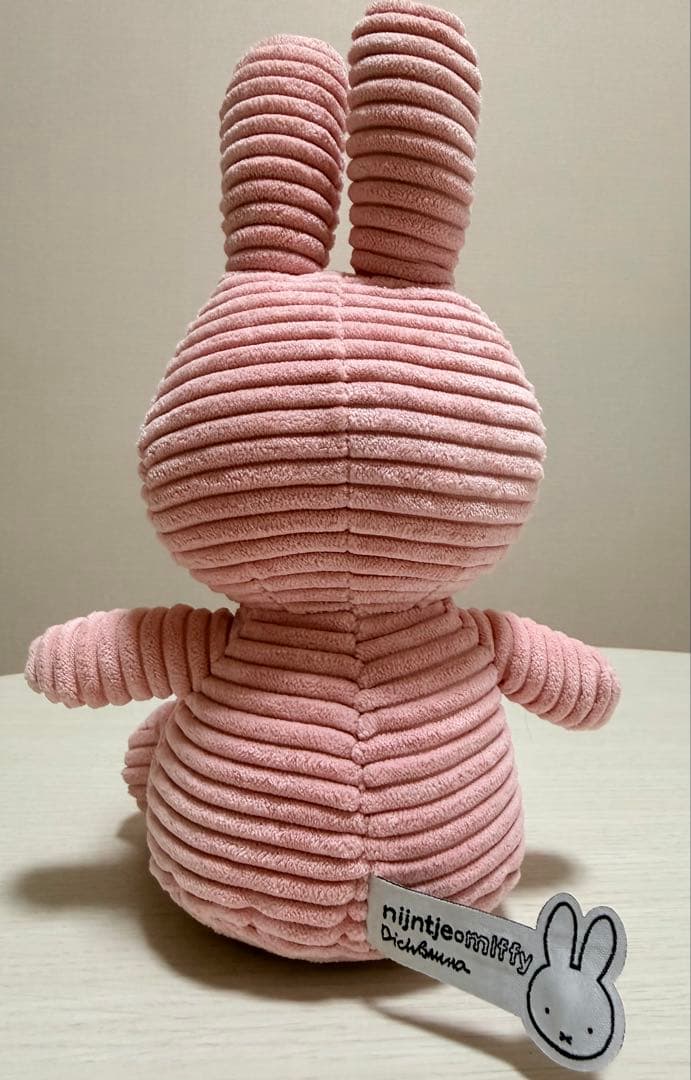 ミッフィー コーデュロイぬいぐるみ ピンク - メルカリ