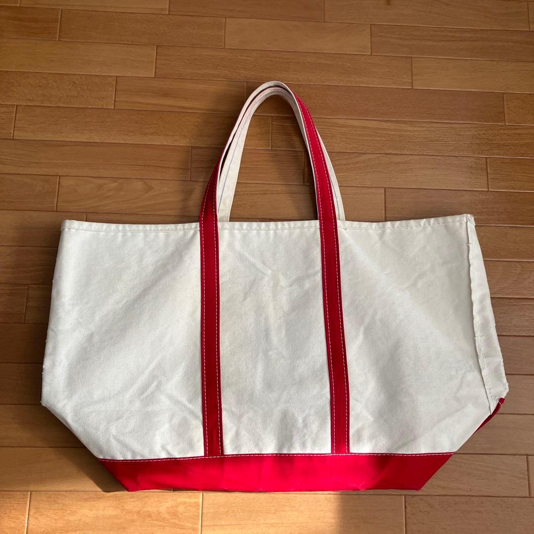'80s L.L.Bean ボート&トート レッド XL エクストララージ