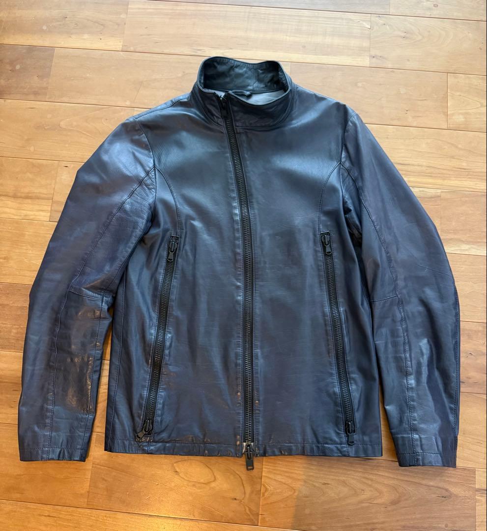 ripvanwinkle レザーライダース　牛革　サイズ5 WILD DEER SKIN SINGLE RIDERS / RIPVANWINKLE - 