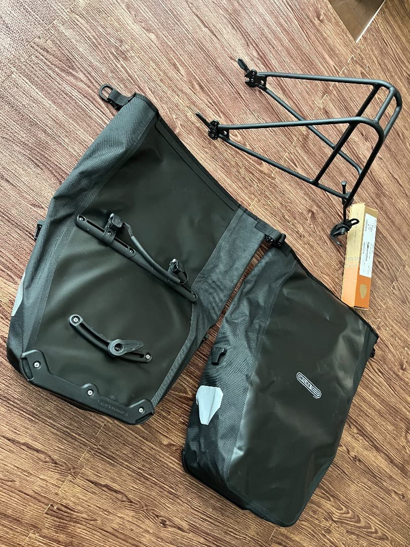 ORTLIEB バックローラー シティ 40Lペア　＋　クイックラック 楽天市場】ORTLIEB(オルトリーブ) バックローラー シティ 40L パニア