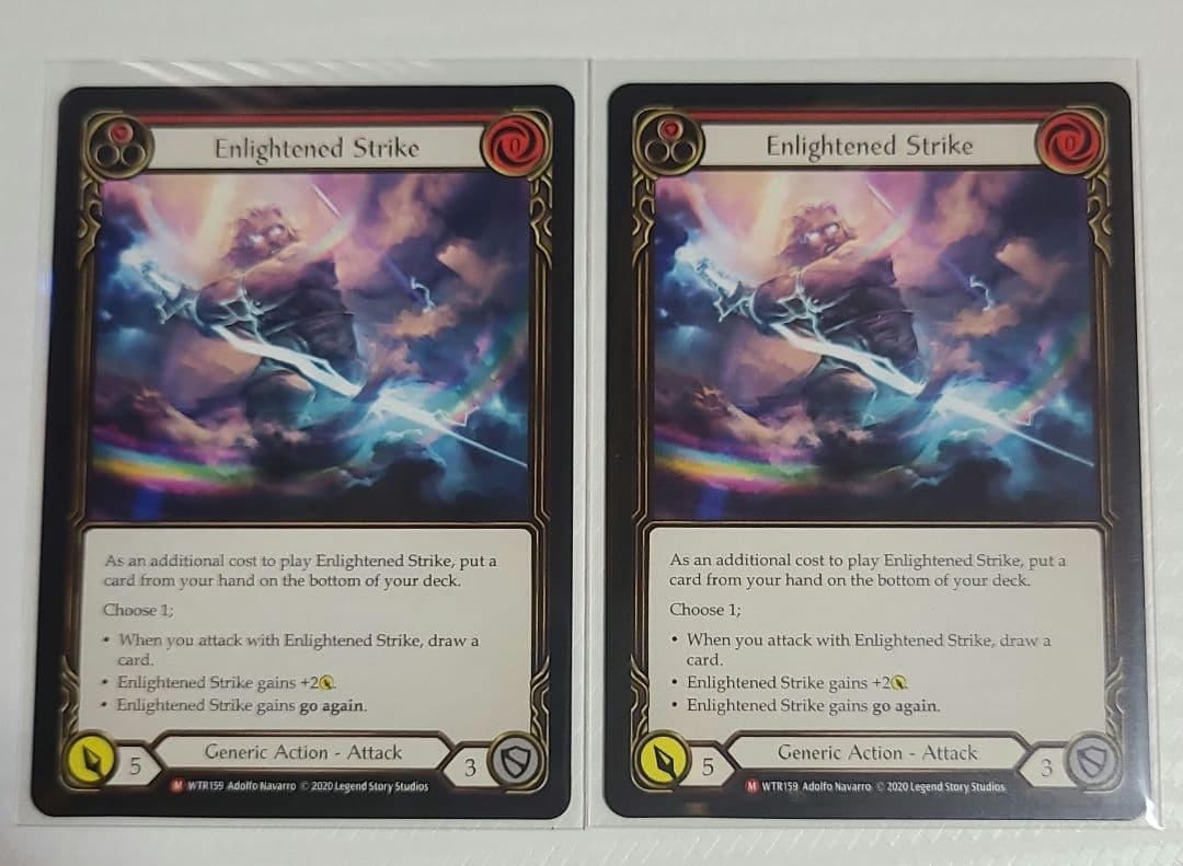 FaB Enlightened Strike/啓示の一撃 2枚セット 2026年最新】ENLIGHTEN strikeの人気アイテム - メルカリ