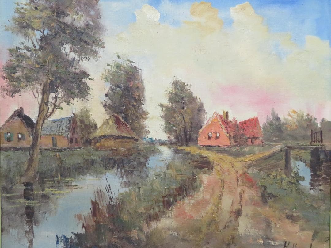 G.？.Hollander　「side Harmony」　油彩F10号