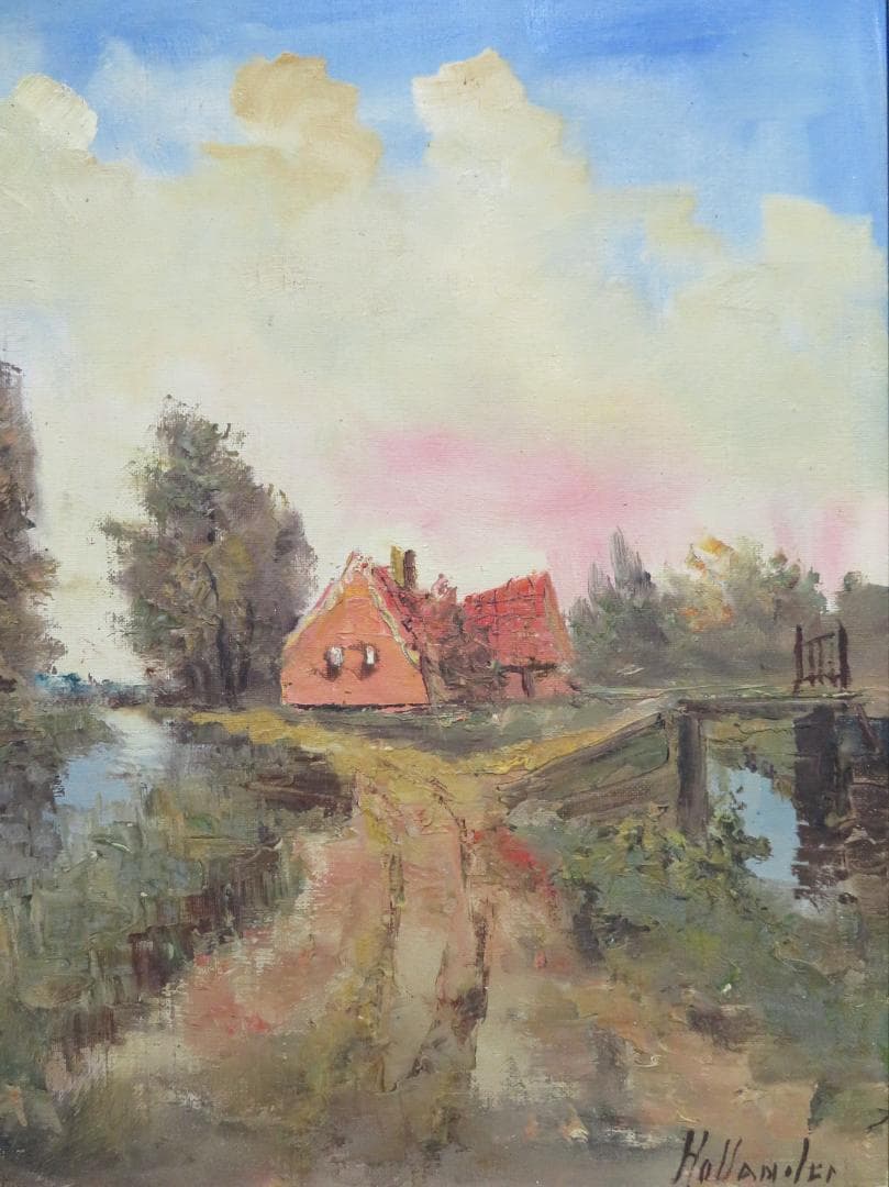 G.？.Hollander　「side Harmony」　油彩F10号