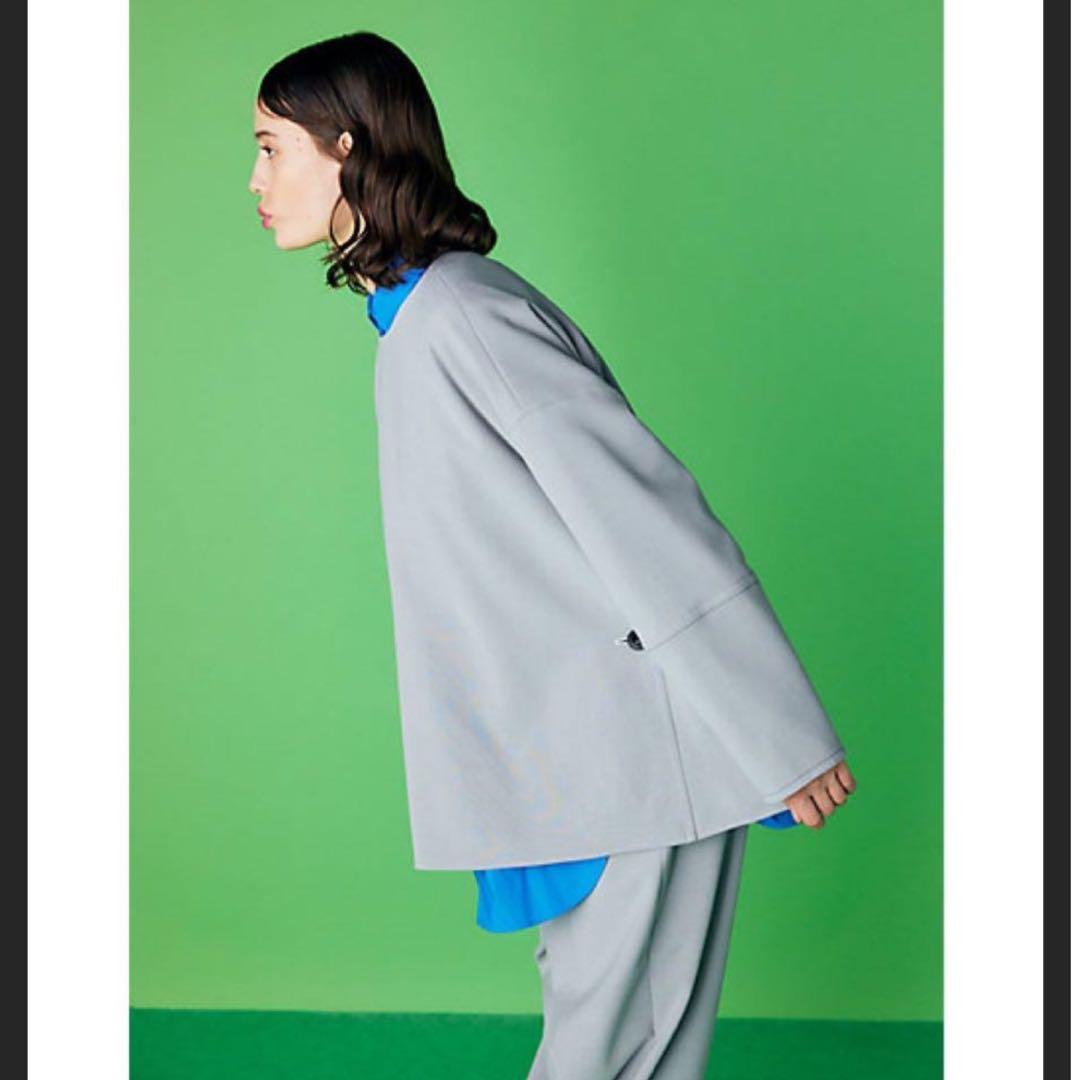 エンフォルド 2023✨CENTERDRAPEPULLOVER グレー - メルカリ