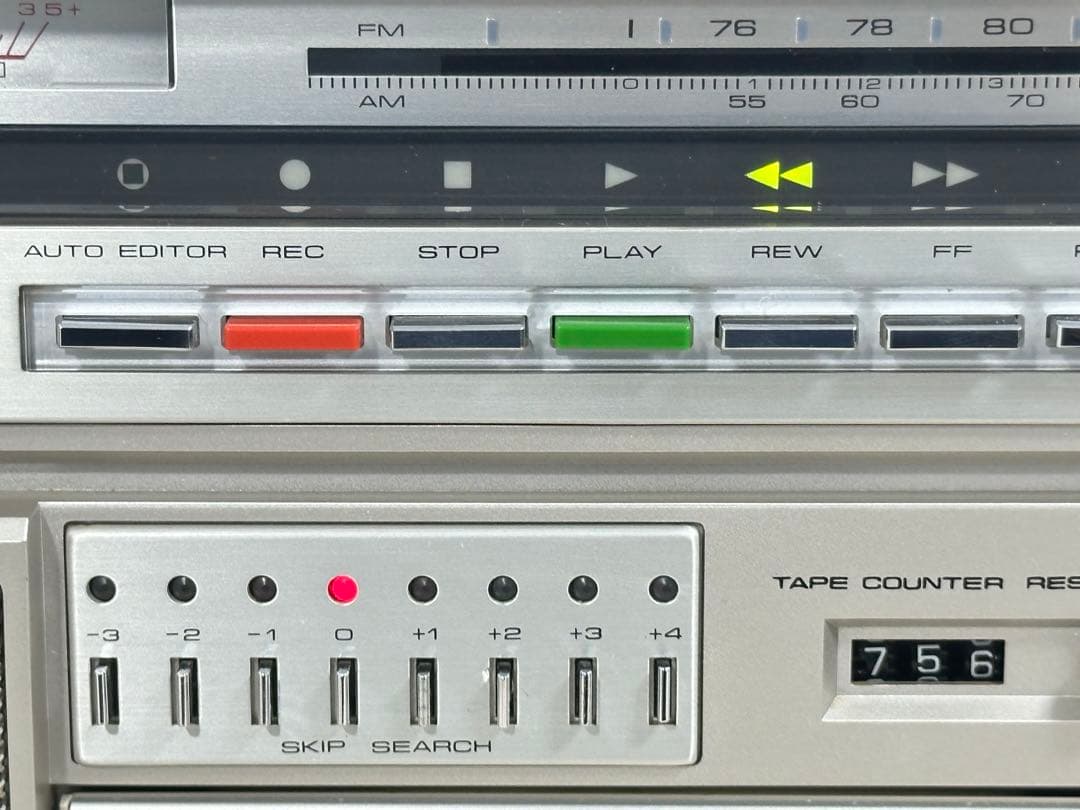 動作品| PIONEER パイオニア ラジカセSK-900 希少レトロ ラジオ - メルカリ