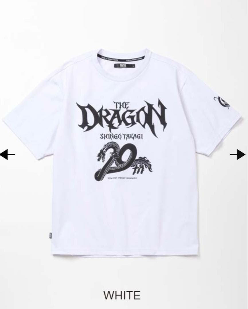 新品未使用 SY32 鷹木信悟選手 デビュー20周年記念Tシャツ Lサイズ