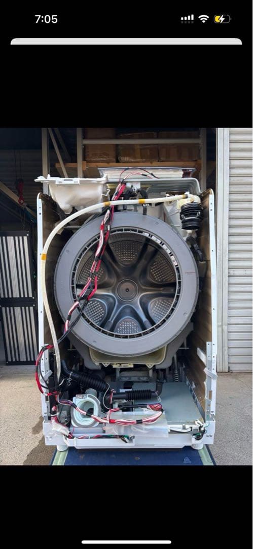 分解洗浄 日立 ドラム式洗濯乾燥機 BD-SX110EL 11.0kg 20年製