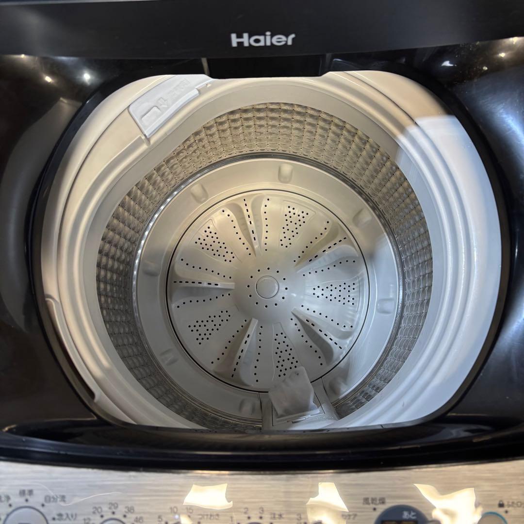 Haier 5.5kg 洗濯機 おしゃれステンレス 21年製【地域限定配送無料】