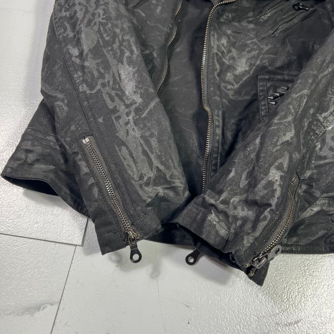 00s MIDAS ミダス コーティング ライダースジャケット M y2k - メルカリ